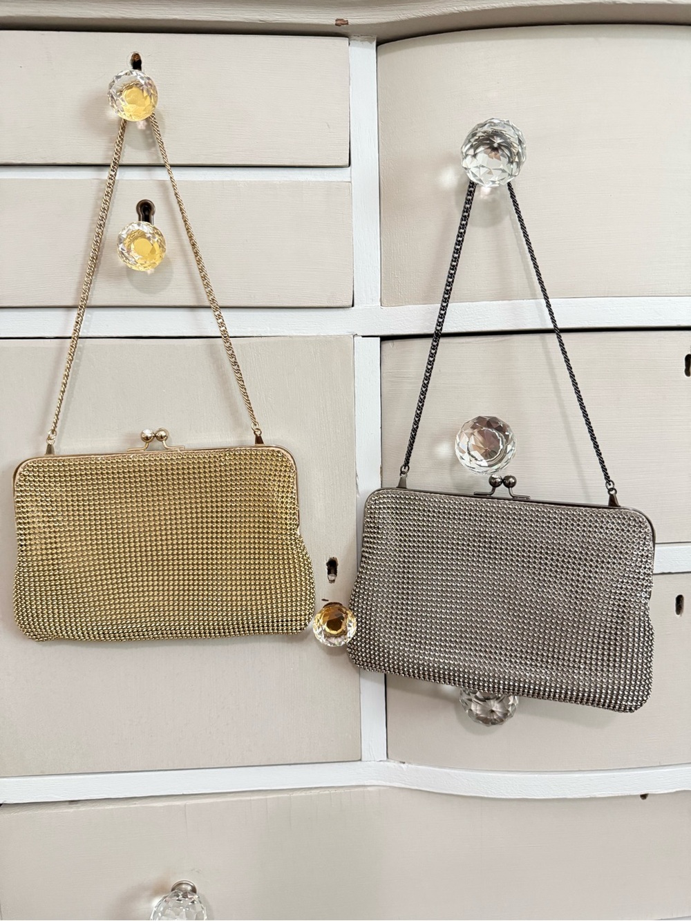 Whiting & Davis Mesh Bag (Choose Gold or Silver)